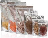 Doypack Pencereli Metalize Kilitli Kese Kağıdı - 250 Gramlık - 13x22x7 Cm. - 100 Adet - 4