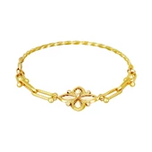 15 gr 22 Ayar İşçiliksiz T&F Bilezik - 1