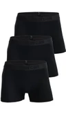 Mercan 3'lü Paket Pamuklu Likralı Premium Esnek Kumaş Siyah Erkek Boxer - 1