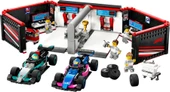 LEGO City 60444 F1 Garage and Mercedes-AMG and Alpine Cars - 3