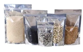 Doypack Pencereli Metalize Kilitli Kese Kağıdı - 1000 Gramlık - 20x30x8 Cm. - 60 Adet - 8