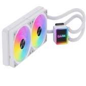 DARK 240mm FREEZER W247W DKCCW247W RGB Sıvı Soğutmalı AM5-1700p İşlemci Fanı Beyaz thumbnail 1