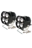 Offroad Sis Lambası 4 Led 20w Beyaz Cree Led Motorsiklet Uyumlu Çift Fiyatı - 1