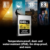 LEXAR 640GB PROFESSIONAL GOLD LCAGOLD640G- RNENG CFEXPRESS 4.0 TYPE-A KART - 10