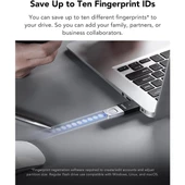 LEXAR 256GB JUMP DRIVE FINGERPRINT F35 PRO LJDF35P256G-RNBNG USB 3.2 BELLEK thumbnail 4