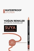 Flormar Suya Dayanıklı Dudak Kalemi - Waterproof Lipliner (Nude) - 201 NTRLLY NUDE - 8690604111015 - 6