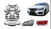 W207 COUPE E 2010-2012 için 2013+ FACELIFT BODY KIT - 1