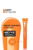 Flormar Meyve Aromalı Dudak Parlatıcısı (PORTAKAL) - Juicy Lip Gloss - 002 Orange - 8682536087728 - 5