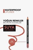 Flormar Suya Dayanıklı Dudak Kalemi (KAHVE) - Waterproof Lipliner - 234 Vanilla Sff - 8690604567478 - 6