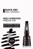 Flormar Oje - Quick Dry Nail Enamel QD08 Tender Salmon 8690604234028 - 4