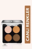 Flormar Mat & Işıltılı Far Paleti - Color Eyeshadow Palette - 003 Bronze Goddess - 8682536051170 - 1