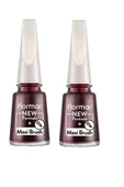 Flormar Oje Yeni Maxi Brush Pearly Pl068 Velvet Bordeaux 2X ADET - 1