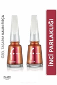 Flormar Sedefli Parlak Oje (TURUNCU) - Pearly Nail Enamel - Pl459 Frolic X 2 ADET - 1