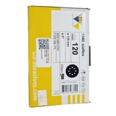 SİA 1948 SİAFLEX  8 DELİKLİ ZIMPARA 125 MM 120 KUM  | AHŞAP İŞLERİNİZDE MÜKEMMEL SONUÇLAR | 25 ADET - 6