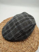 Arkası Lastikli Klasik Kasket Siyah Renk - 3