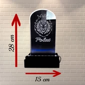 Veraart Kişiye Özel Işıklı Kulaklık ve Telefon Standı Pleksi Oyuncu Kulaklığı ve Telefon Tutucu - 6
