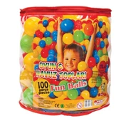 Nessiworld 01733 OYUN HAVUZ TOPU 100 LÜ FİLELİ  7CM - 1