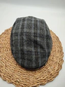 Arkası Lastikli Klasik Kasket Siyah Renk - 5