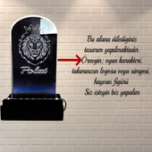 Veraart Kişiye Özel Işıklı Kulaklık ve Telefon Standı Pleksi Oyuncu Kulaklığı ve Telefon Tutucu - 5