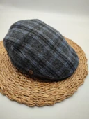 Arkası Lastikli Klasik Kasket Lacivert Renk thumbnail 4