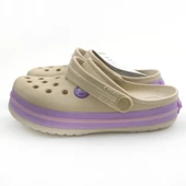 ÇOCUK CROCS CROCBAND ICONİC BEJ LİLA - 2