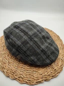 Arkası Lastikli Klasik Kasket Siyah Renk - 1