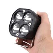 Offroad Motosiklet Uyumlu Sis lambası Metal Kasa 2 Adet - 3