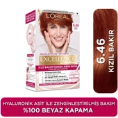 Loreal Excellence Creme Saç Boyası 6.46 Kızıl Bakır> - 1