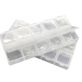 Organizer Malzeme Kutusu 10 Bölmeli Şeffaf PBB040-16 (#21) Setbox 8,5x4x2mm - 3