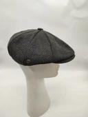 Nokta Desenli Erkek Klasik Kasket Haki Renk - 3