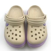 ÇOCUK CROCS CROCBAND ICONİC BEJ LİLA - 1