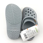 ÇOCUK CROCS CROCBAND ICONİC COMFORT GRİ TURUNCU thumbnail 4