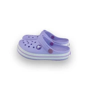 ÇOCUK CROCS CROCBAND ICONİC COMFORT LİLA BEYAZ TERLİK - 3
