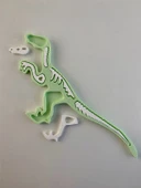 Velociraptor Dİnazor Çocuk Okul Kreş Eğitici Öğretici Sevimli Puzzle - 2