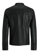 Jack Jones Erkek Warner Erkek Siyah Ceket 12182461S thumbnail 4