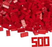 SIMBA 4118922 BLOX 500 RED 8 PIN BRICKS LOOSE-6 - 4