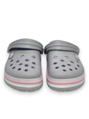 ÇOCUK CROCS CROCBAND ICONİC COMFORT GRİ PEMBE - 1