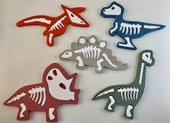 Parasaurolophus Dinazor Çocuk Okul Kreş Eğitici Öğretici Sevimli Puzzle - 3