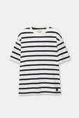 Pull  & Bear Çizgili ve kısa kollu t-shirt - 3