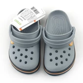 ÇOCUK CROCS CROCBAND ICONİC COMFORT GRİ TURUNCU thumbnail 1