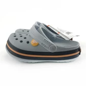 ÇOCUK CROCS CROCBAND ICONİC COMFORT GRİ TURUNCU thumbnail 2