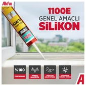 Akfix 1100E Silikon Beyaz 280gr thumbnail 2
