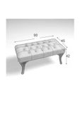 Kapitoneli Bench Puf thumbnail 2