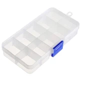 Organizer Malzeme Kutusu 10 Bölmeli Şeffaf PBB040-10 (#1) Setbox 13x7x2,4mm - 1