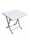 Plastik Beyaz Katlanabilir Masa (60*60) - 3