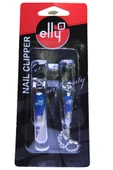 Elly Büyük ve Orta Boy 2li Tırnak Makası Seti Mavi - 1