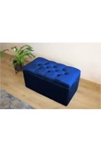 Lüks Sandıklı Kapitoneli Puf 80 cm - 1