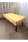 Ayak Ucu Kapı Önü Antre Düz Bench Puf Orta Sehpa Ceviz Ayak (120*45) - 1