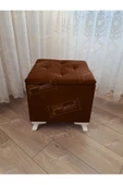 Lüks Sandıklı Tabure Puf 45 x 45 cm - 1