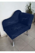 Yeni Model Ters Kol Tekli Köşe Koltuğu Josefin Bench Gümüş Ayak - 1